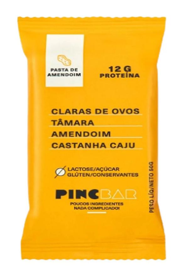 Amend Kit Barra de Proteína Pincbar Pasta de Amendoim Sem Açúcar 50g 6 unidades