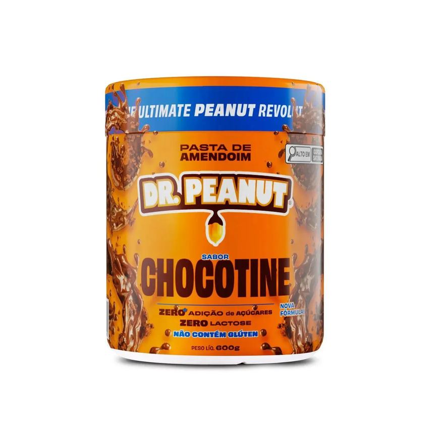 Amend Pasta de Amendoim Sabor Chocotine com Whey Protein Dr. Peanut 600g