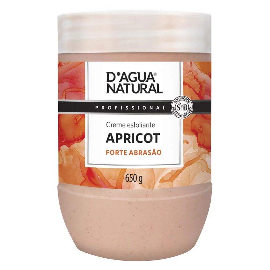 D'Agua Natural Creme Esfoliante Forte Abrasao Apricot 650g D´agua Natural