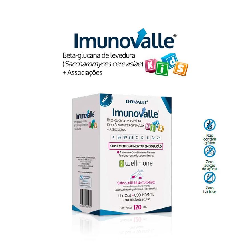 Dovalle Imunovalle Kids Gotas 120ml