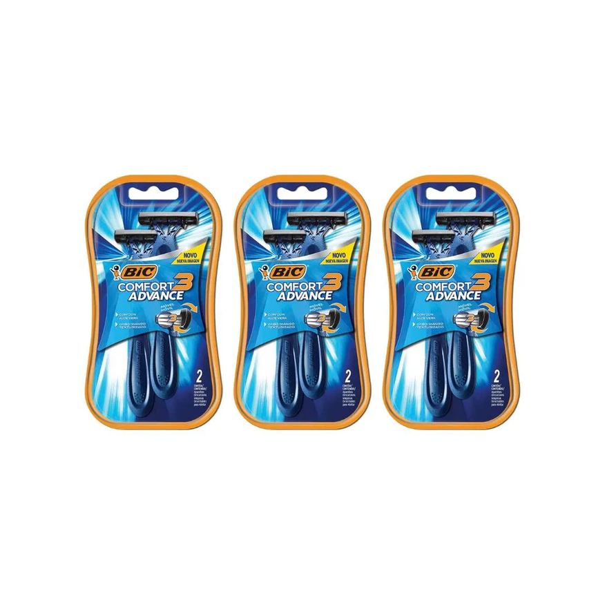 Bic Aparelho de Barbear Comfort 3 Com 2Un Normal-Kit C/3un