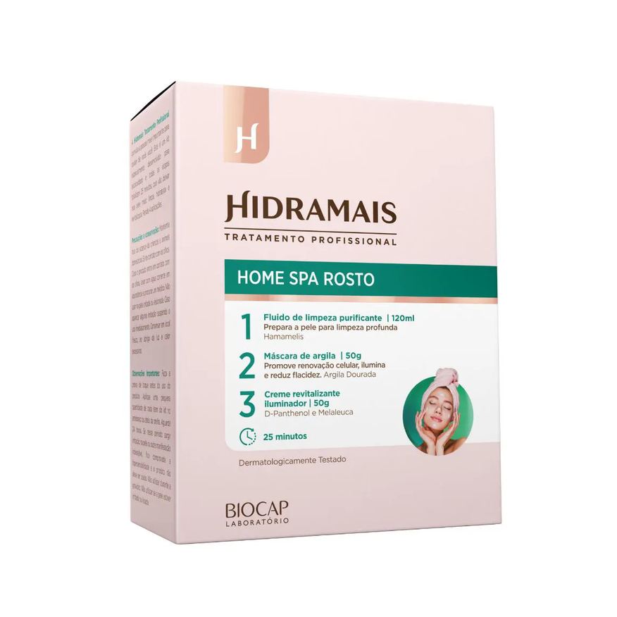 Hidramais Kit Home Spa Facial