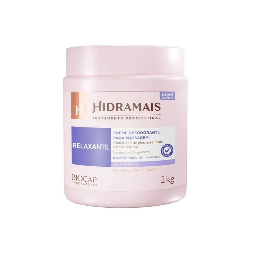 Hidramais Creme Desodorante para Massagem Relaxante 1kg