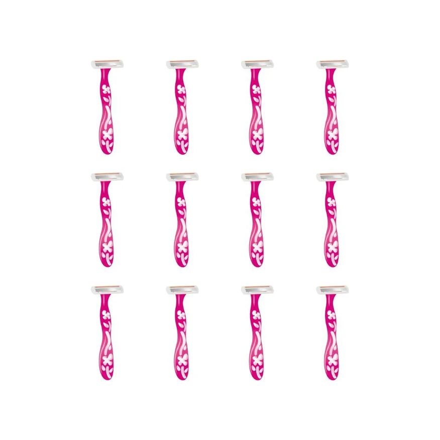 Bic Aparelho de Barbear Soleil Rosa-Kit C/12un