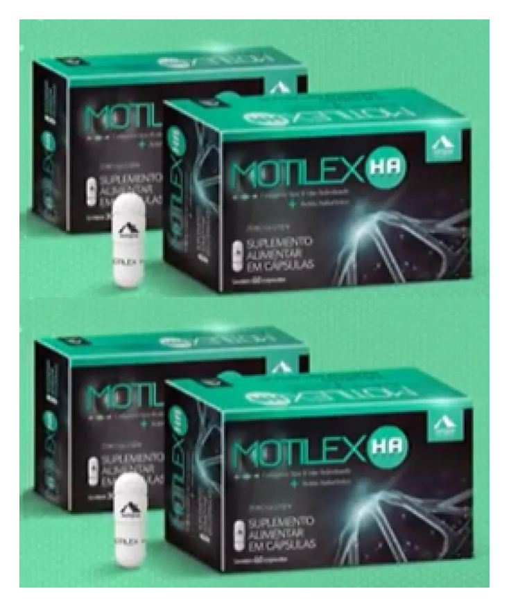 Apsen Motilex Ha Kit C/4 Cxs C/60 cápsulas Cada - Colágeno Tipo 2 + Ácido Hialurônico