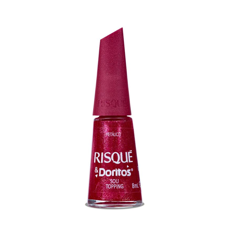 Risqué Esmalte Metálico & Doritos 8ml - Sou Topping