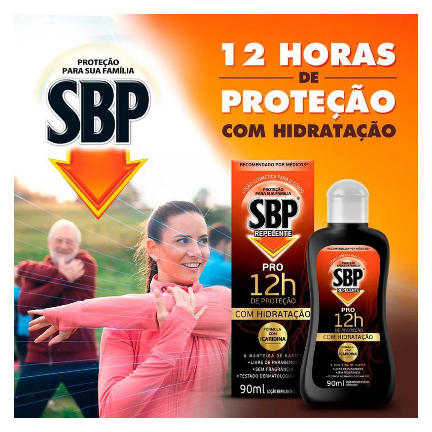 SPB Repelente Pro 12h Loção 90ml