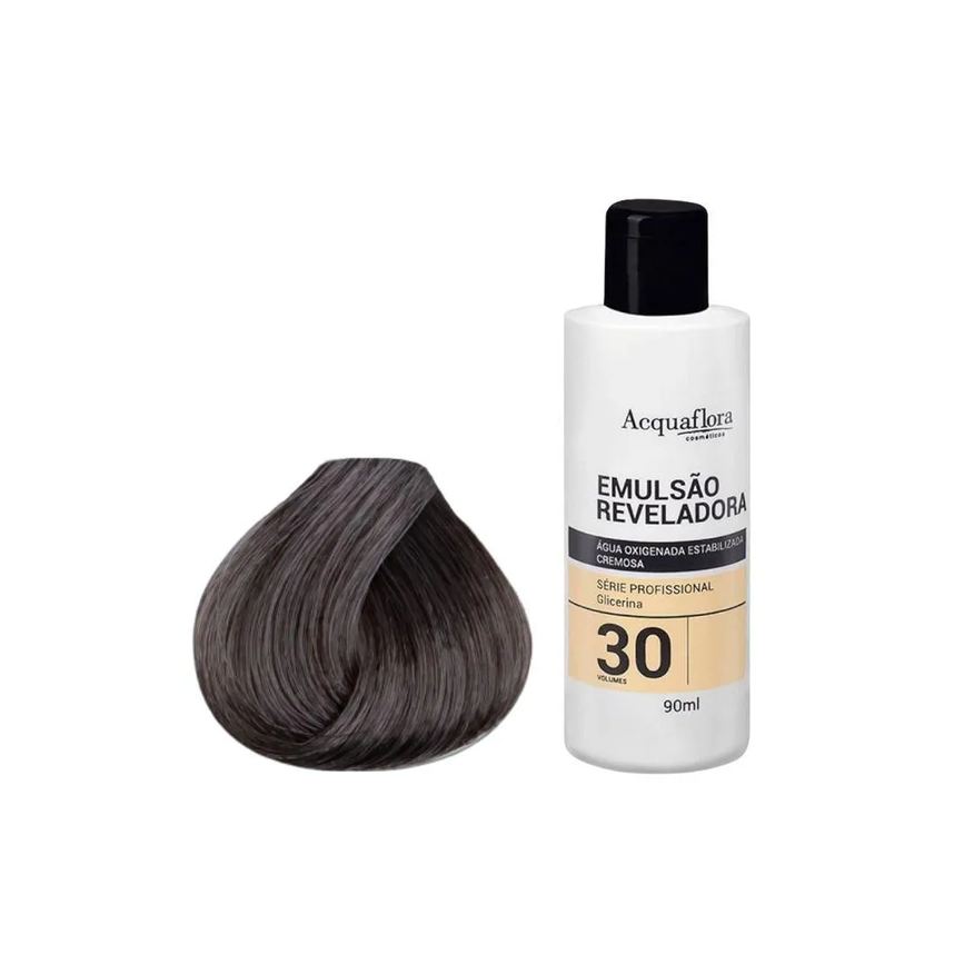 Acquaflora Kit Coloração Permanente 8.11+Água Ox 30vol