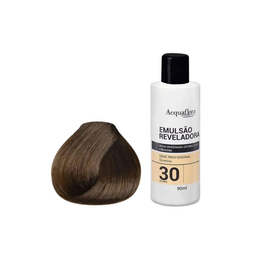 Acquaflora Kit Coloração Permanente 8.3+Água Oxigenad 30vol