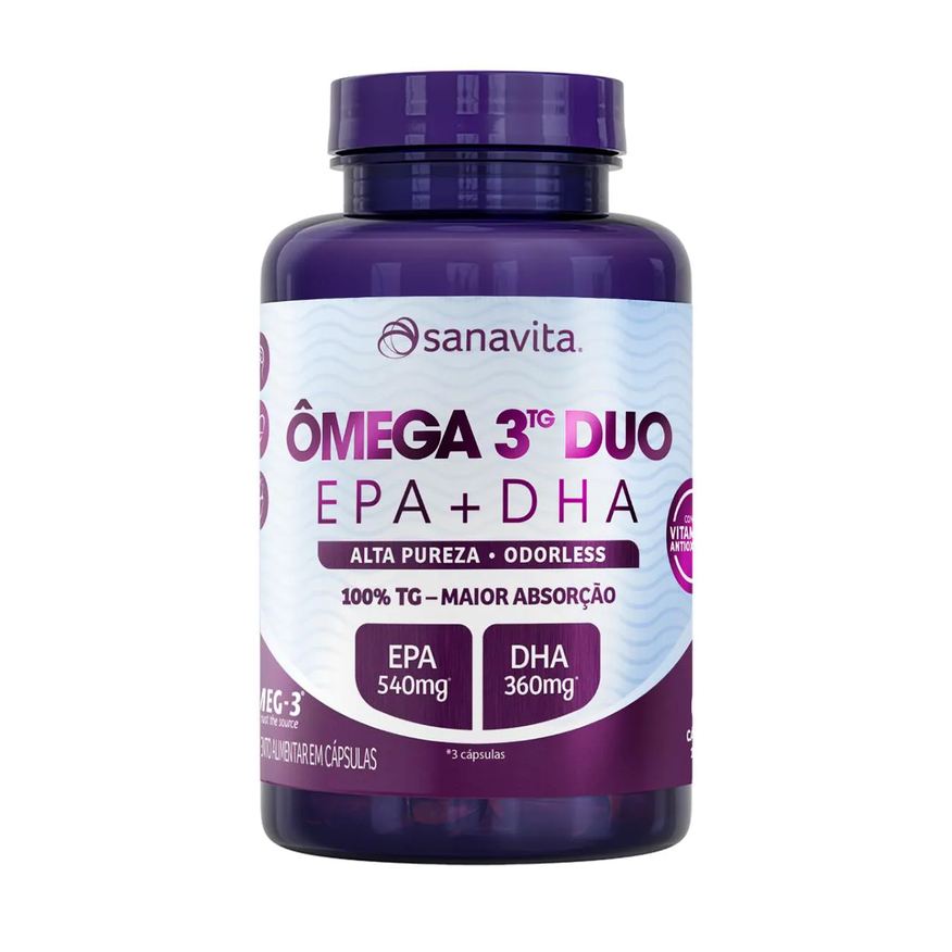 Sanavita Ômega 3 TG Duo 60 cápsulas