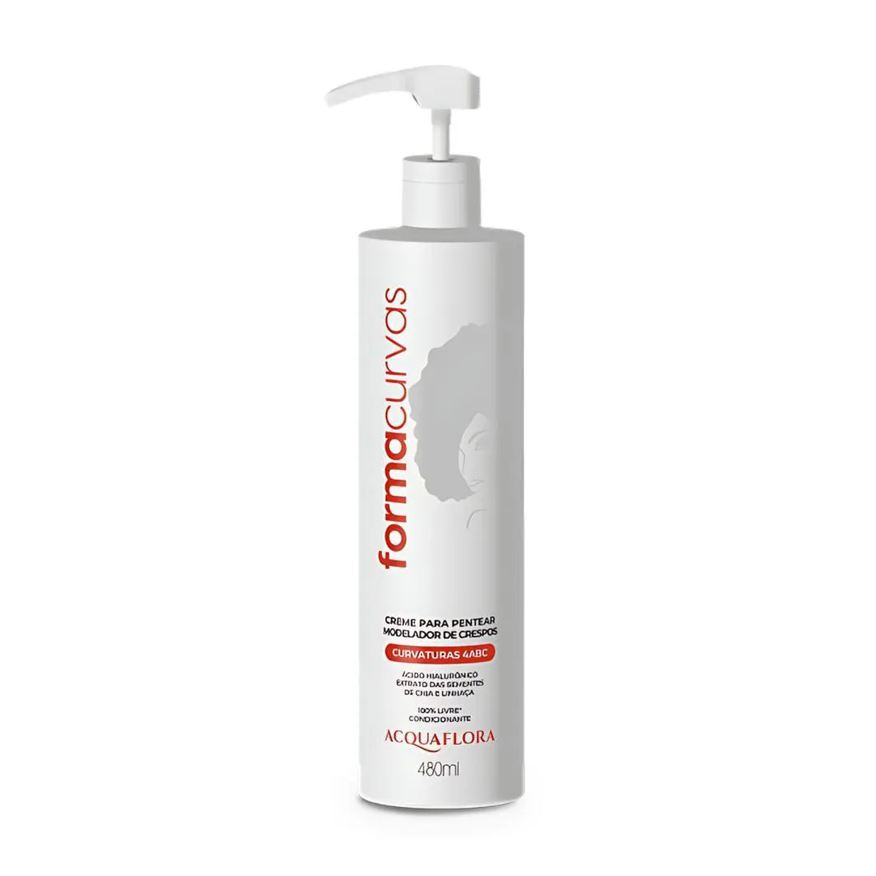 Acquaflora Creme para Pentear Forma Curvas Modelador de Crespos 480ml