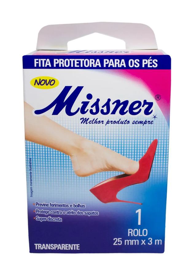 Missner Fita Protetora para Os Pes 25mm X 3,0m