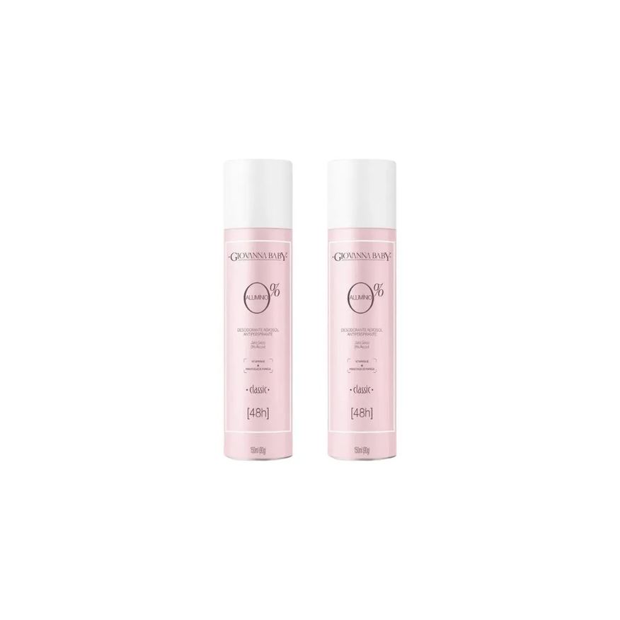 Giovanna Baby Desodorante Aero 150ml 0% Aluminio Classic-2un