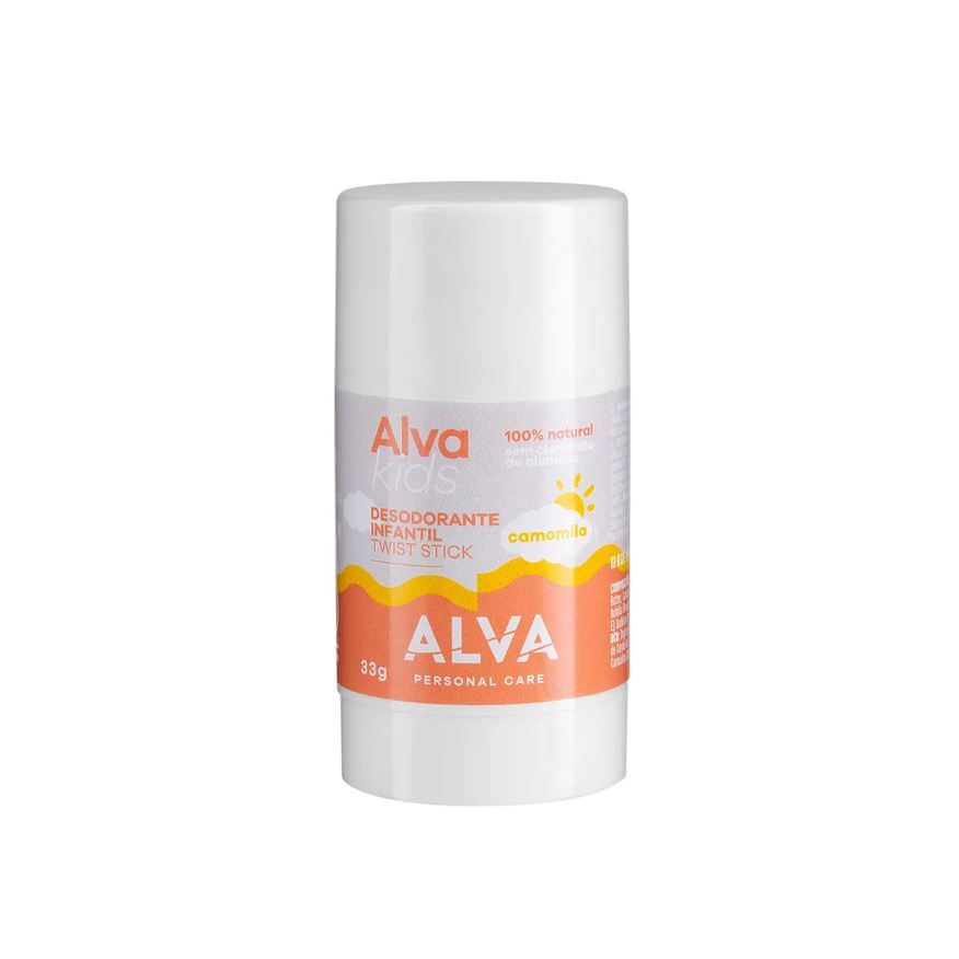 Alva Desodorante Natural Infantil Kids Twist Stick Camomila 33g