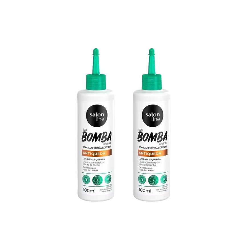 Salon Line Tonico Capilar Fort Antiqueda Sos Bomba 100ml-2un