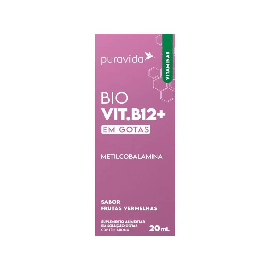 Puravida Bio Vit. B12+ Metilcobalamina Gotas Biodísponivel