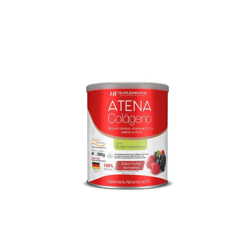 Hf Suplements Colágeno Atena Verisol+ácido Hialurônico Sabor Frutas Vermelhas