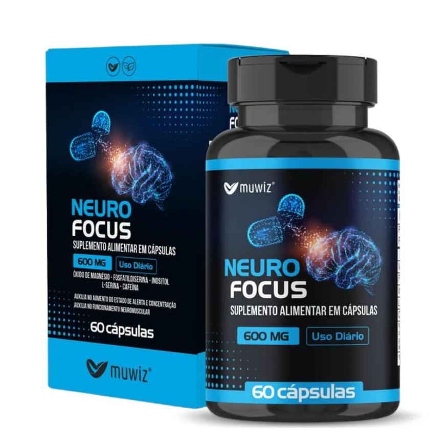 Muwiz Neuro Focus 60 cápsulas 600mg