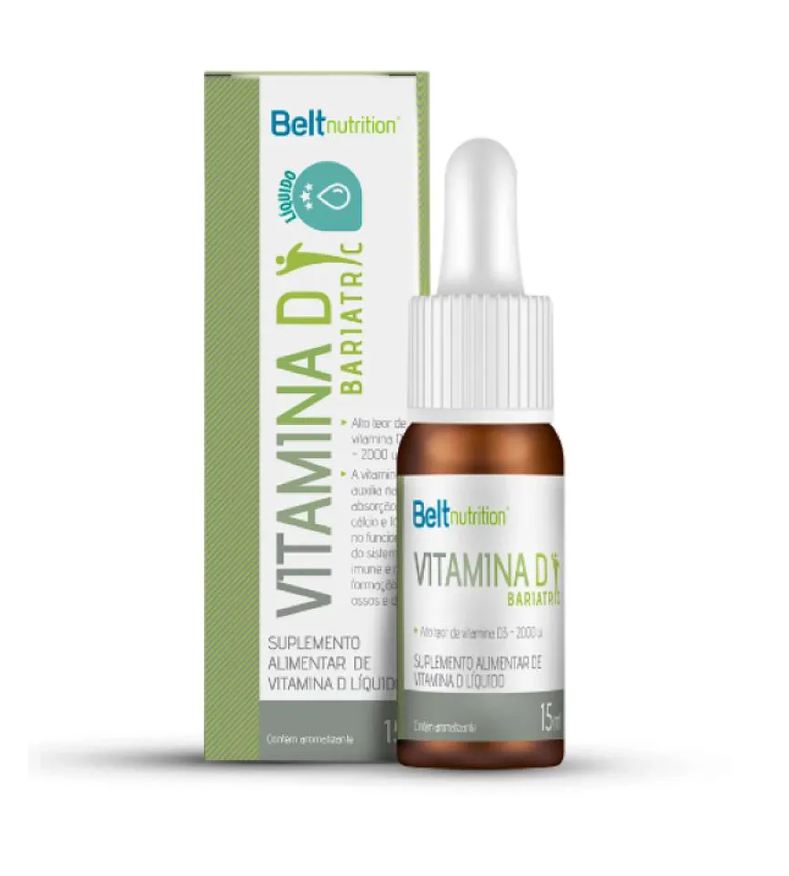 Belt Nutrition Vitamina D3 Belt Bariatric - 15ml - 2.000ui Cada 2 Gotas