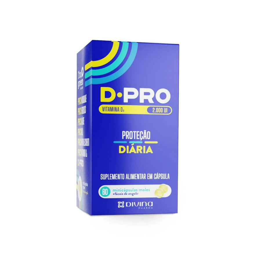 D Pro Vitamina D 2.000UI D-Pro 60 minicápsulas