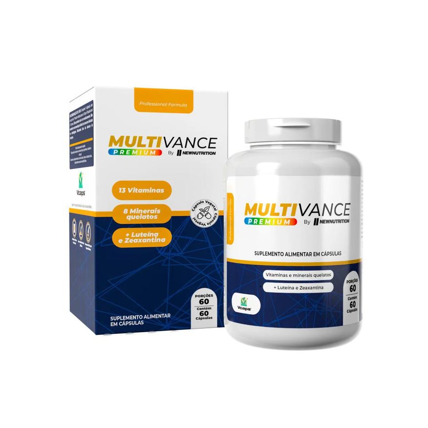 Newnutrition Polivitamínico Multivitamínico Multivance Premium 60 Cápsulas Natural