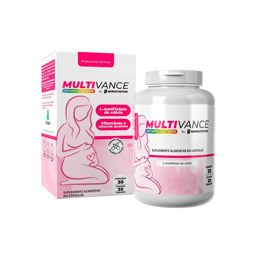 Newnutrition Polivitamínico Multivitamínico Multivance Gestante Lactantes 30 Cápsulas Natural
