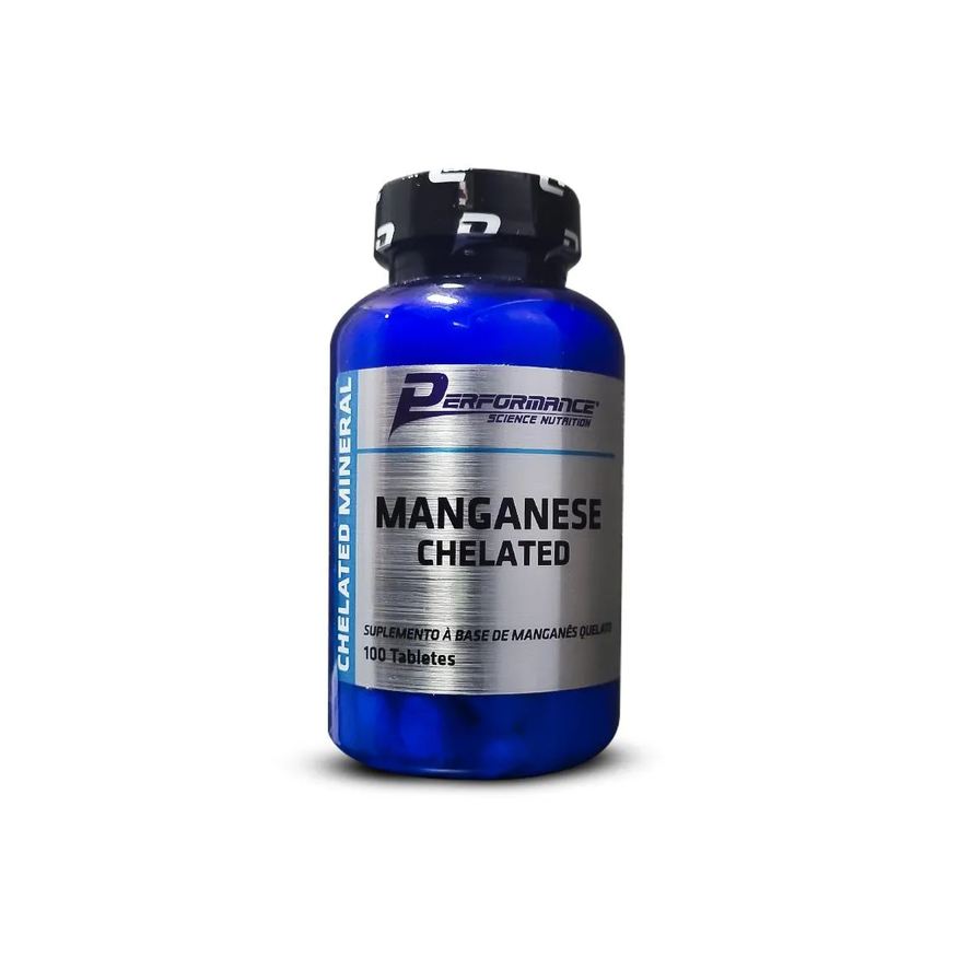Performance Nutrition Manganês Quelato 100 Tabletes