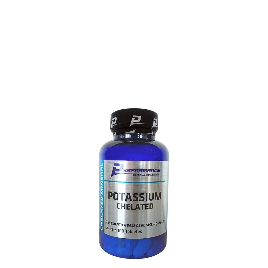 Performance Nutrition Potássio Quelato 100 Tabletes