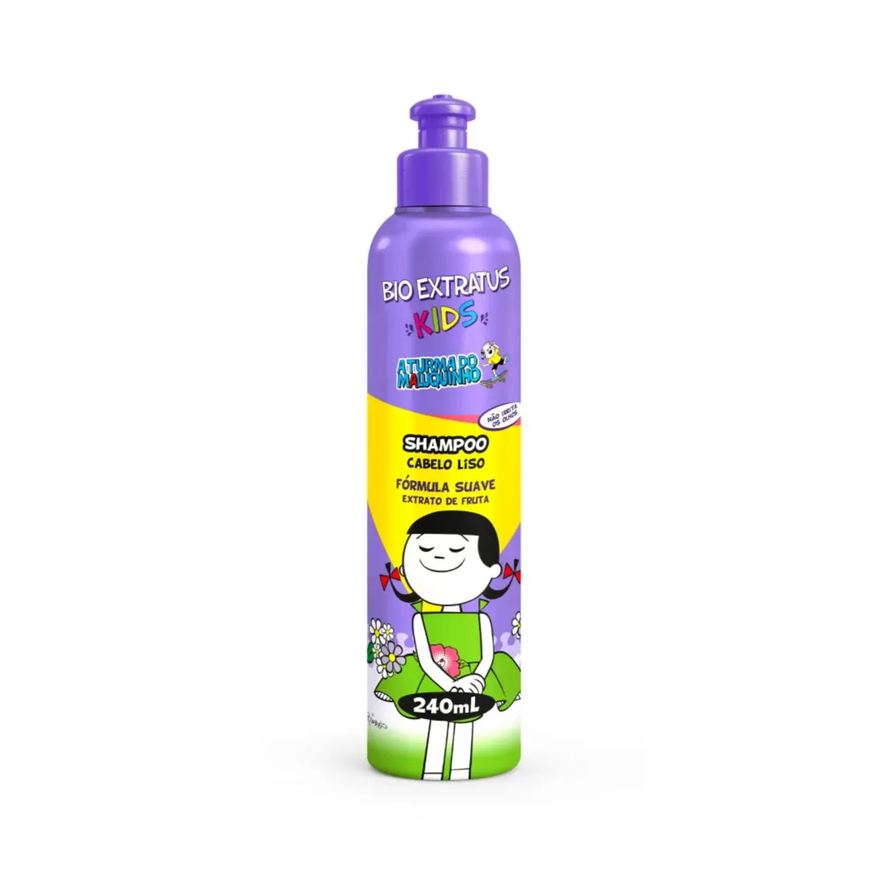 Bio Extratus Shampoo Turma Do Maluquinho Cabelo Liso 240ml