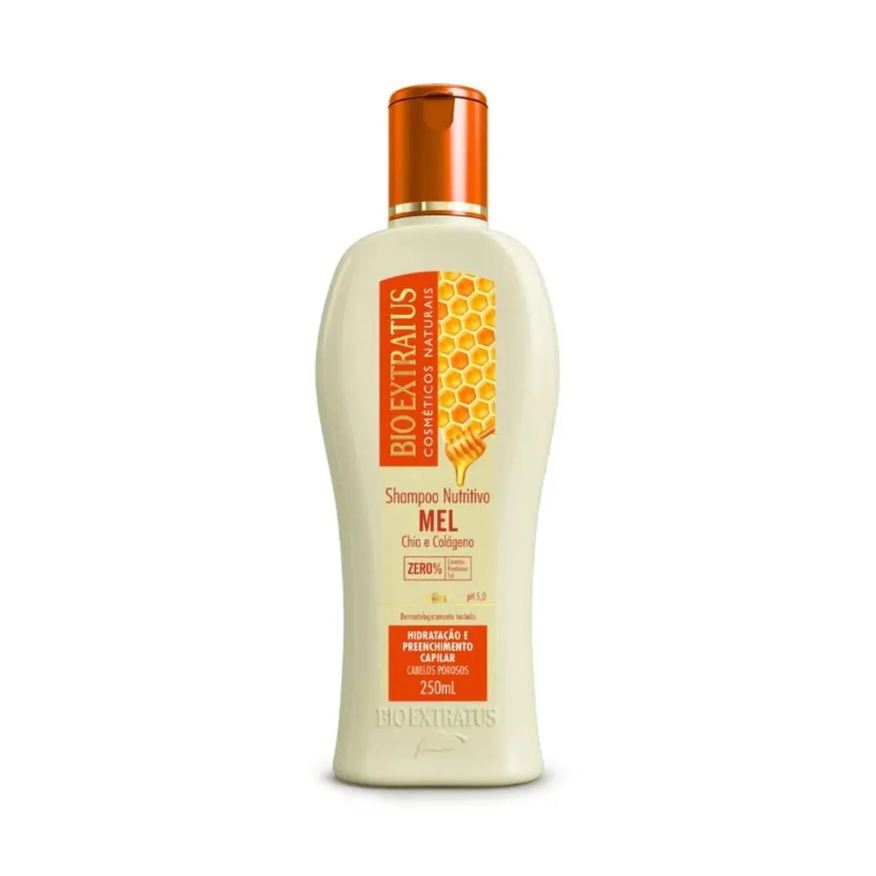 Bio Extratus Shampoo Mel Nutritivo Hidratação Profunda 250ml