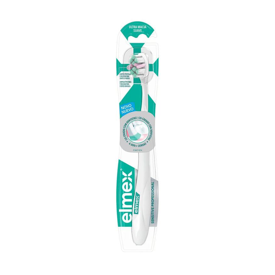 de Escova Dente Elmex Sensitive Professional Ultra Macia Suave 1 unidade