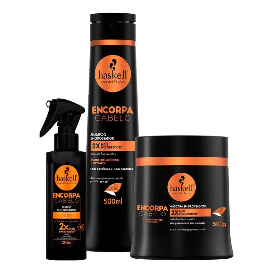Haskell Kit Encorpa 500ml C/ 3 Itens