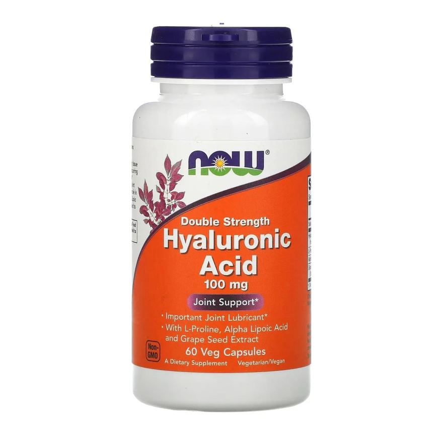 Now Foods Acido Hialuronico 100mg 60 Capsulas