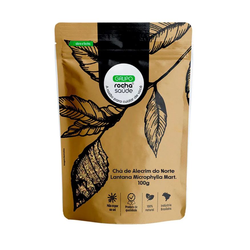 Grupo Rocha Saúde Chá de Alecrim do Norte - Lantana Microphylla Mart. - 100g