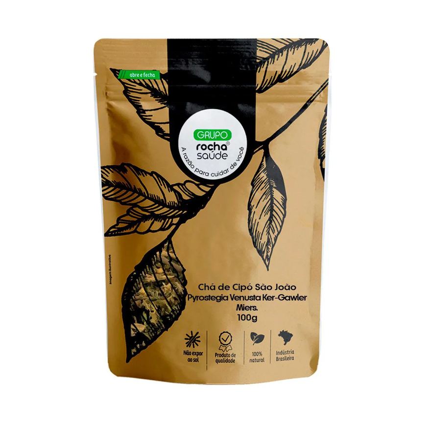Rocha Saúde Chá de Cipó São João - Pyrostegia Venusta Ker-Gawler Miers. - 100g