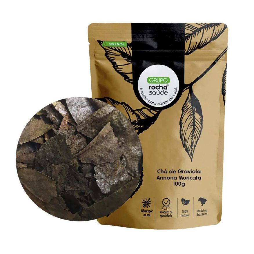 Rocha Saúde Chá de Graviola - Annona Muricata - 100g