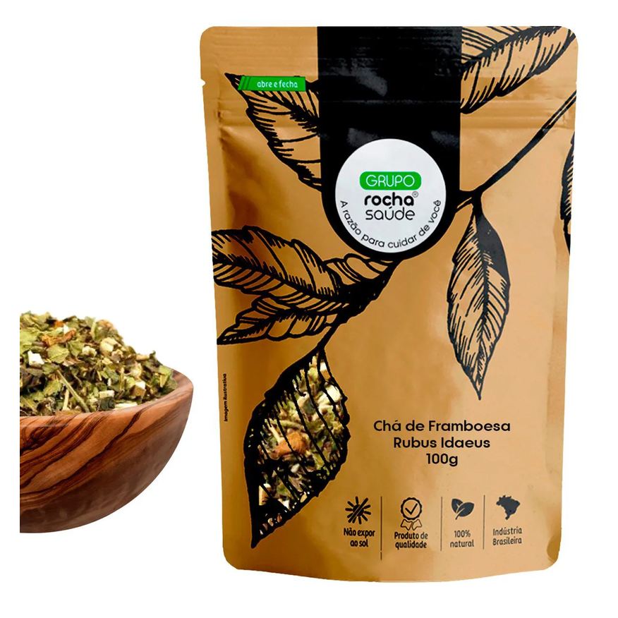 Rocha Saúde Chá de Framboesa - Rubus Idaeus - 50g
