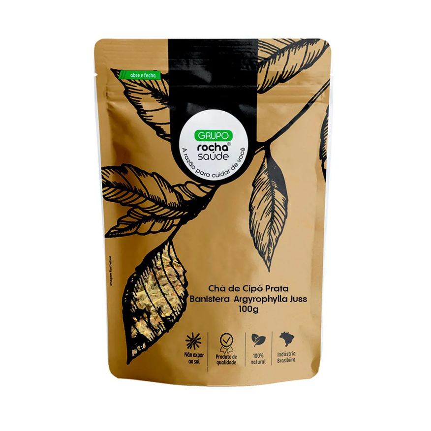 Grupo Rocha Saúde Chá de Cipó Prata - Banistera Argyrophylla Juss - 100g