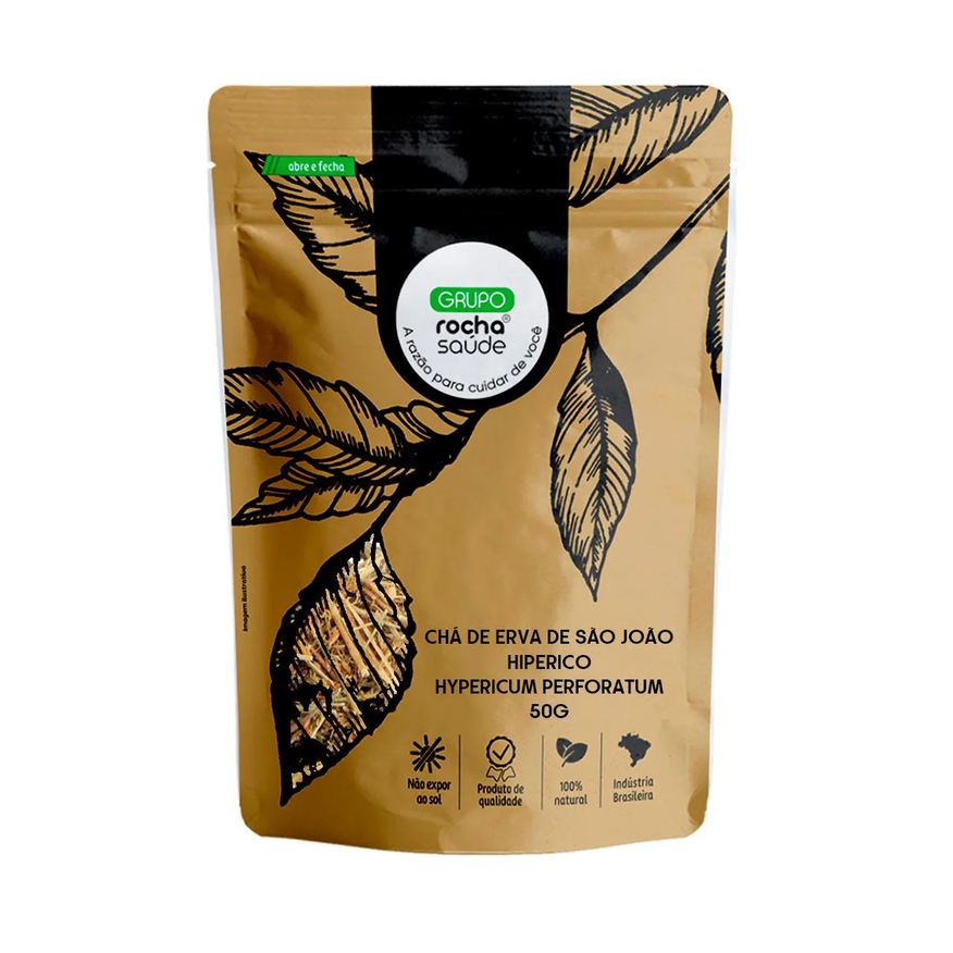 Rocha Saúde Chá de Hipérico - Erva de São João - Hypericum Perforatum L. - 50g