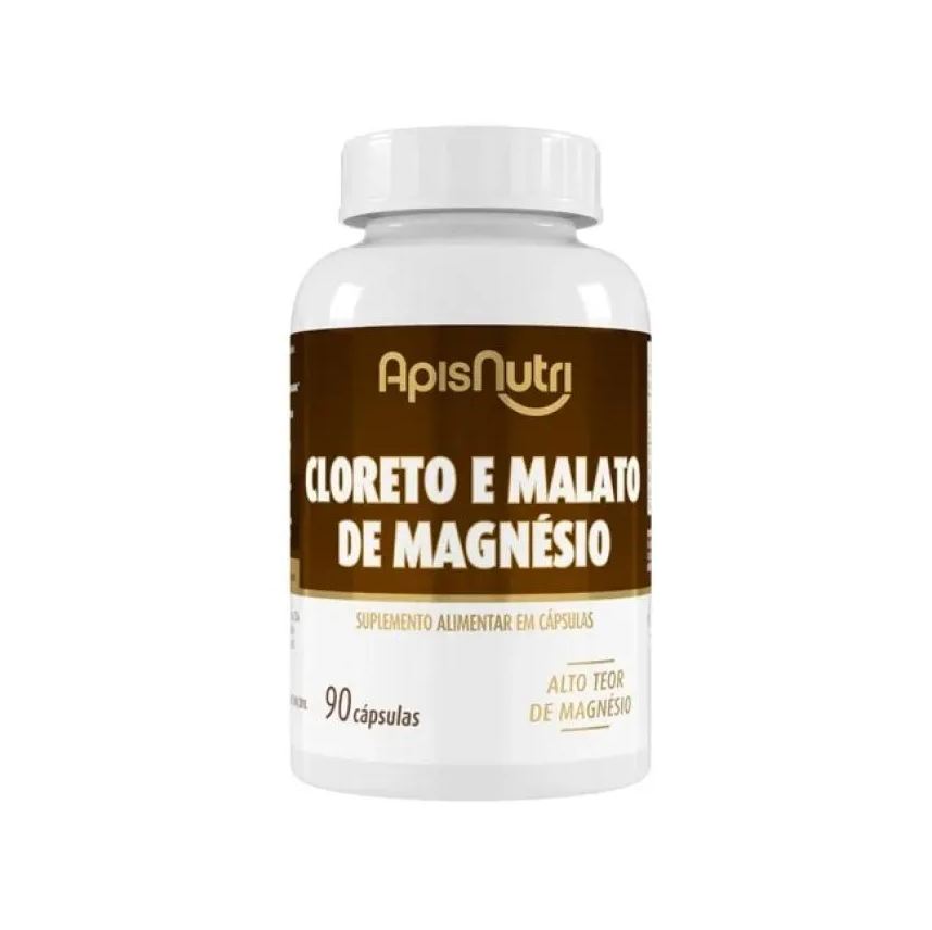 Apisnutri Cloreto E Malato de Magnésio (90 cápsulas) - Padrão: Único