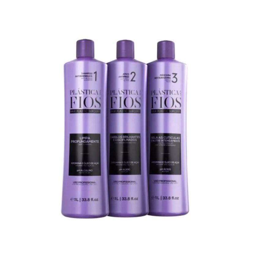 Cadiveu Kit Plástica Dos Fios (3 Produtos) 3 Litros