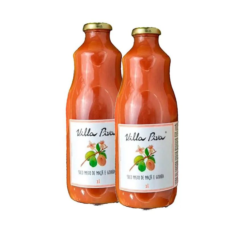 Villa Piva Kit 2x: Suco de Goiaba Integral Sem Açúcar 1l