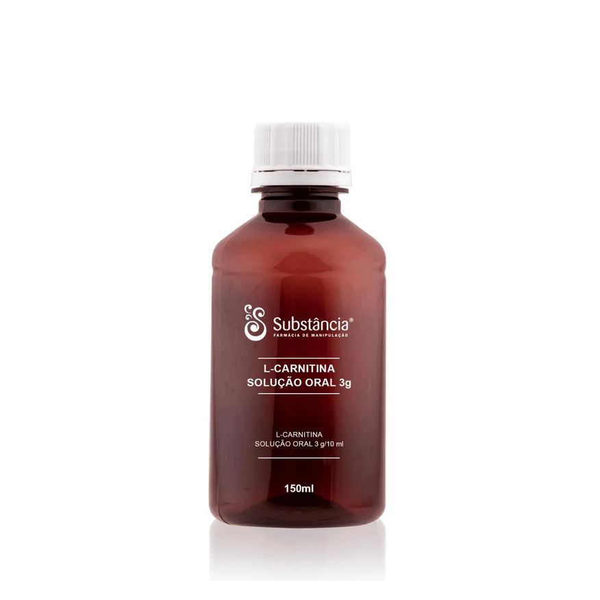 Substância L-carnitina Solução Oral 3g - 150ml