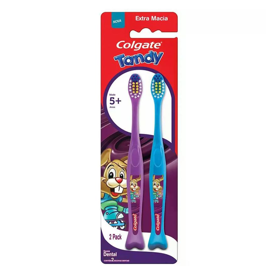 Colgate Escova Dental Infantil Tandy Extra Macia C2un