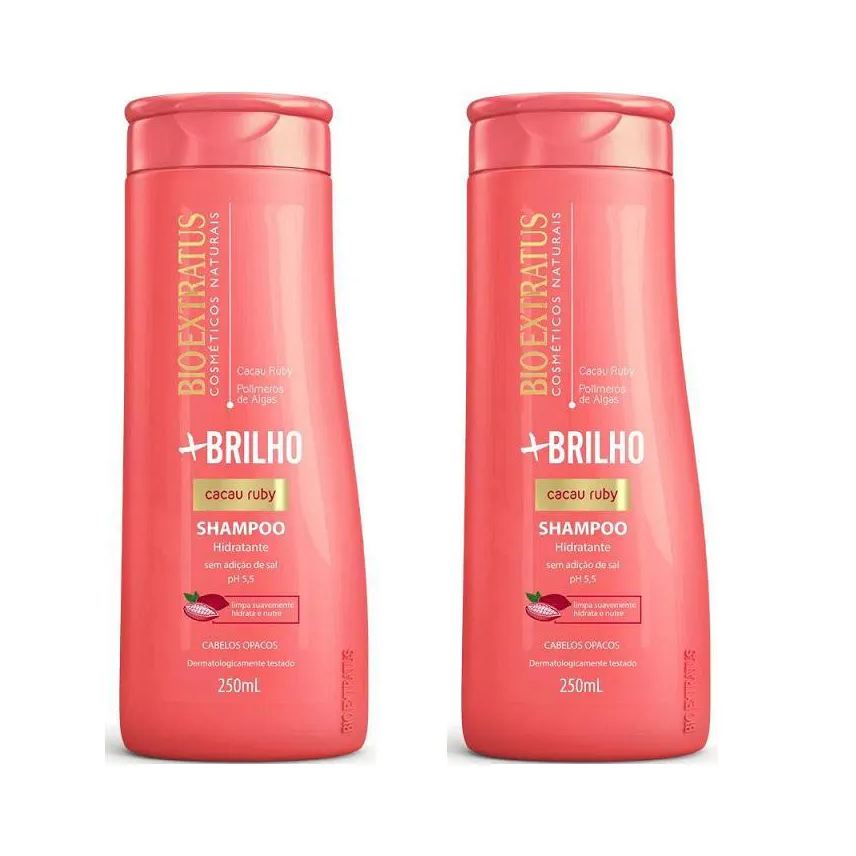 Bio Extratus Kit 2 Shampoo Hidratante Mais Brilho 250ml