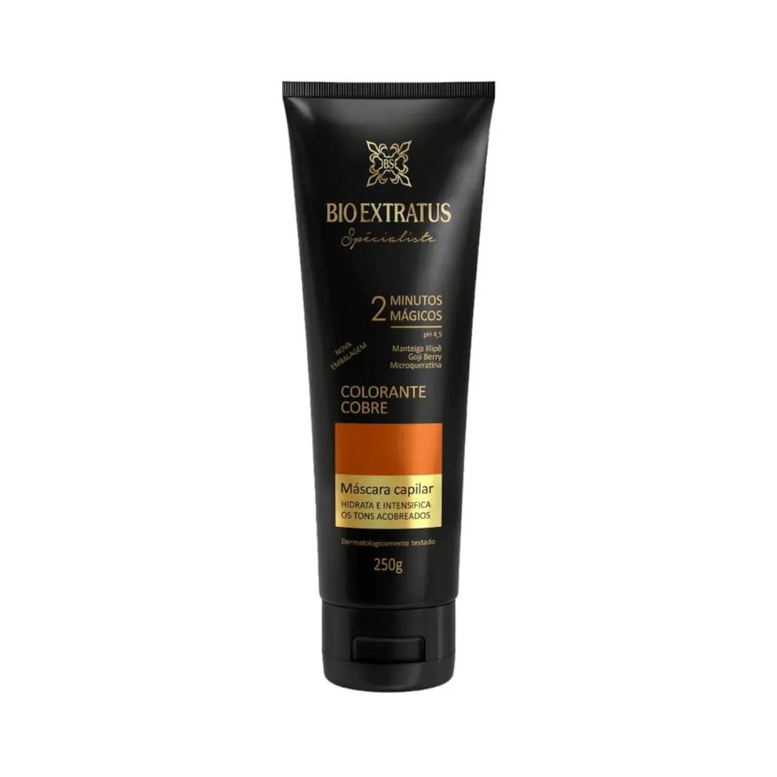 Bio Extratus Mascara Colorante Cobre Reaviva A Cor e Trata 250g