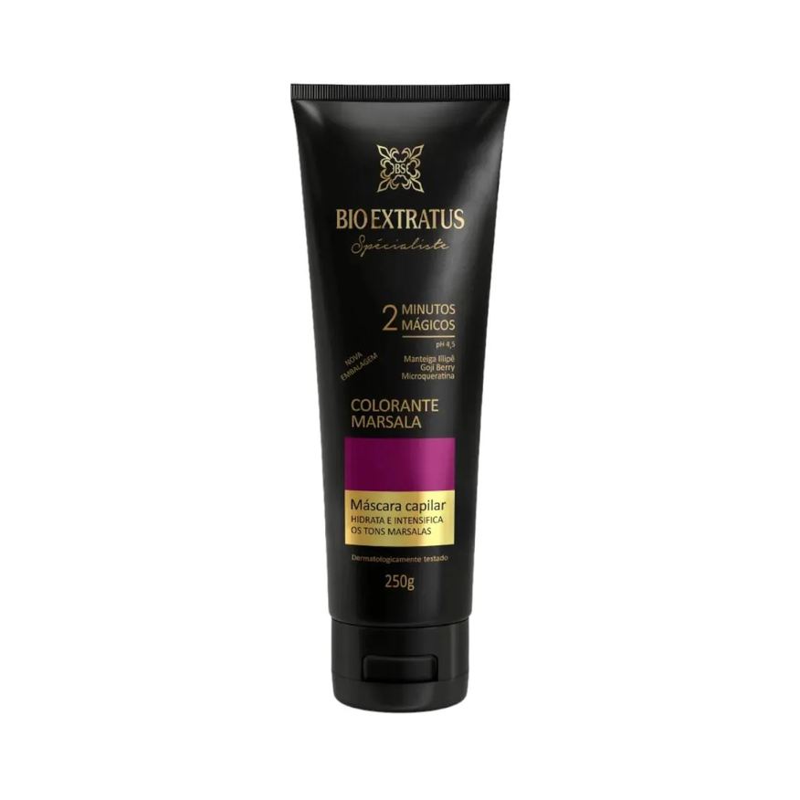 Bio Extratus Mascara Colorante Marsala Reaviva A Cor e Trata 250g