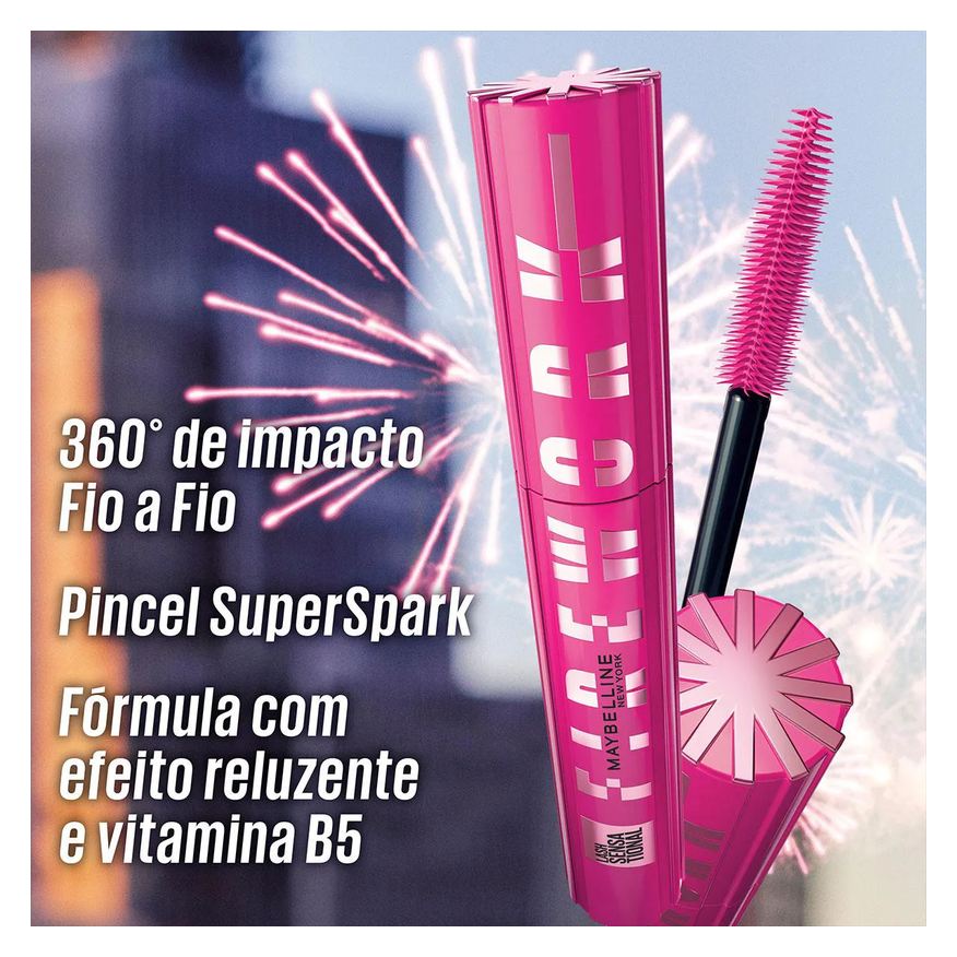 Maybelline Máscara de Cílios Lash Sensational Firework À Prova D'Água 1 unidade