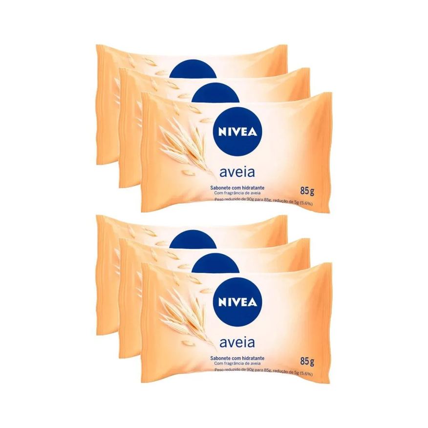 Nivea Kit Sabonete Aveia 85g C/6un