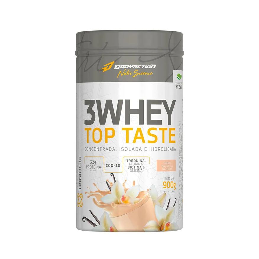 Body Action 3 Whey Top Taste 900g Baunilha